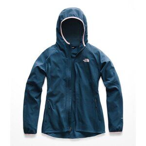 The North Face Apex Nimble Hoodie - Women's Medium Teal Stretch WindWall Jacket